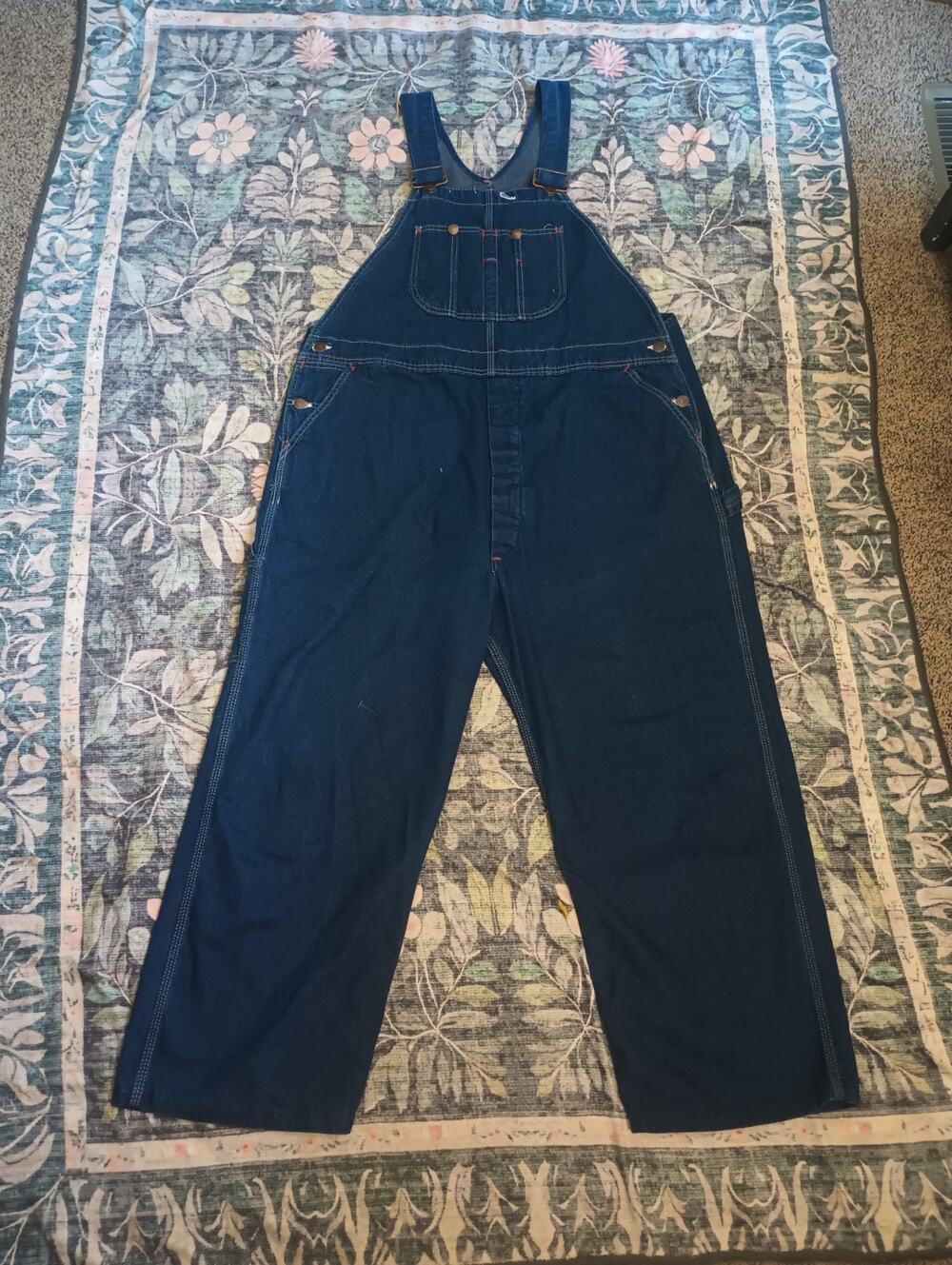 Vtg Big Yank Overalls Mens 44 X 30/M 26 Workwear Hip Hop American Made 1970s